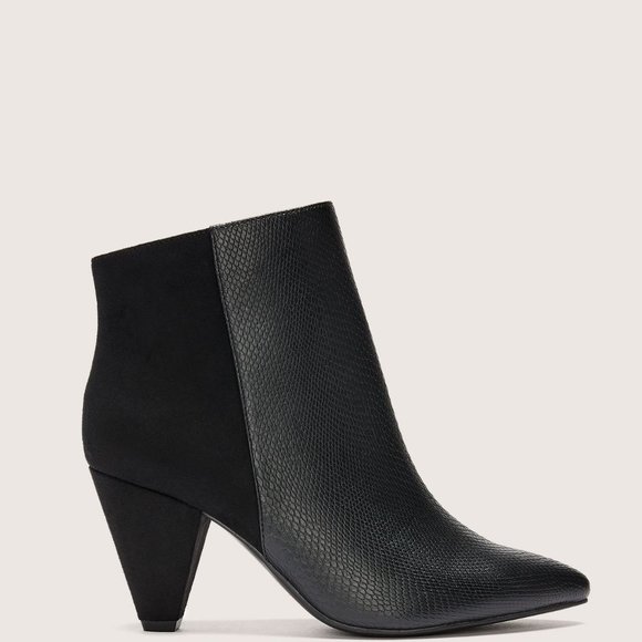 Addition Elle Shoes - NWT Wide Mix Media Pointed Toe Bootie  Size 9